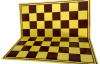 Šachovnica skladacia 5,5x5,5 cm žlto hnedá
