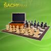 Pershing Staunton Chess Set Ebony  4.25 inch