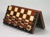 Magnetické drevené šachy mahagonové